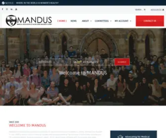 Mandus.org.au(MANDUS UNDS) Screenshot