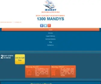 Mandymovingandpacking.com.au(Packers and Movers Melbourne) Screenshot