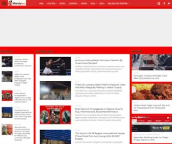 Mandynews.com(Mandy News the source for Nigeria News) Screenshot