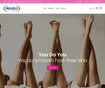 Mandys.co.za(Hair Removal Solutions) Screenshot