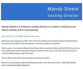 Mandysteele.com(Mandy Steele) Screenshot