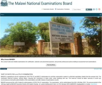 Maneb.edu.mw(The Malawi National Examinations Board) Screenshot
