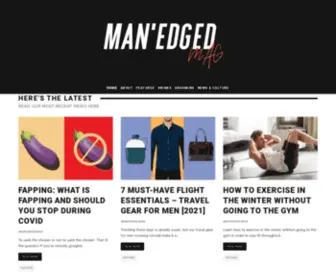 Manedged.com(MAN'edged Mag) Screenshot