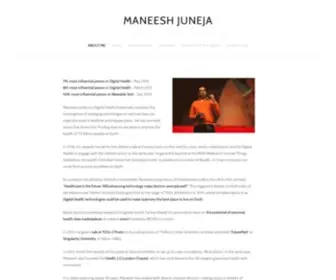 ManeeshJuneja.com(Maneesh Juneja) Screenshot