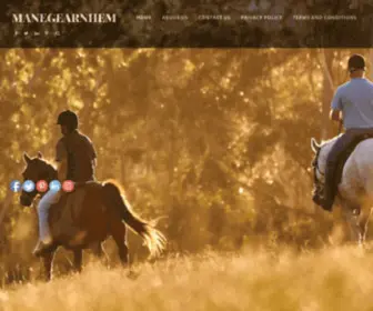 Manegearnhem.nl(Horse riding) Screenshot