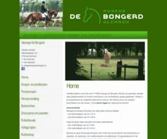 Manegedebongerd.nl(Manege De Bongerd) Screenshot