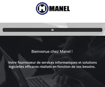 Manelcanada.ca(Fournisseur de solutions logicielles personnalisées) Screenshot