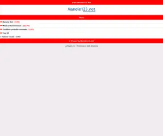 Manele123.net(Manele) Screenshot