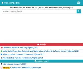 ManeleMP3.net(Descarca Manele Noi) Screenshot