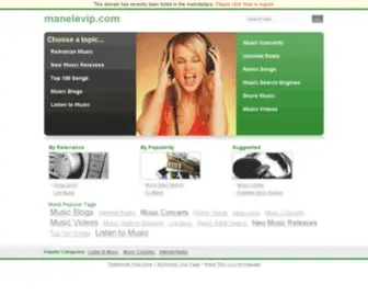 Manelevip.com(Muzica Noua) Screenshot