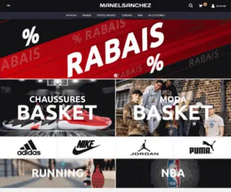 Manelsanchez.fr(Chaussures de basket) Screenshot