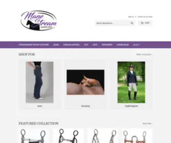 Manestreamsaddlery.com(Mane Stream Saddlery) Screenshot