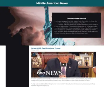 Manews.org(Middle American News) Screenshot