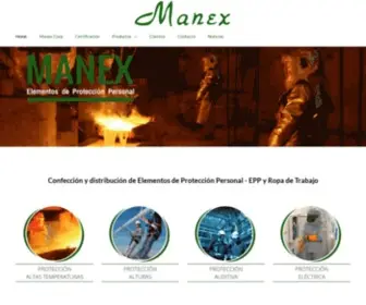 Manex.cl(Elementos de Protección Personal) Screenshot