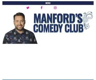 Manfordscomedyclub.com(Manfords Comedy Clubs) Screenshot