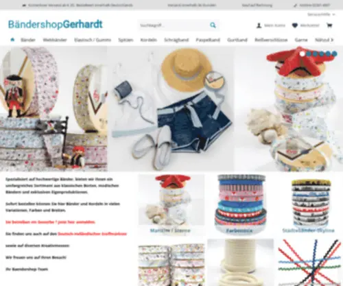 Manfred-Gerhardt.de(Bändershop) Screenshot