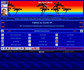 Manfredwirth.de(Manfred Wirth Homepage Startseite) Screenshot