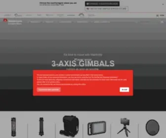 Manfrotto.in(Camera Tripods & Photography Accessories) Screenshot