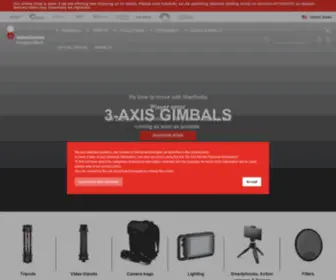 Manfrotto.us(Camera Tripods & Photography Accessories) Screenshot