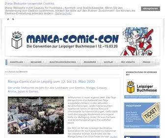 Manga-Comic-Con.de(Startseite) Screenshot