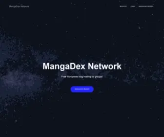 Mangadex.com(A free blog hosting service for groups) Screenshot