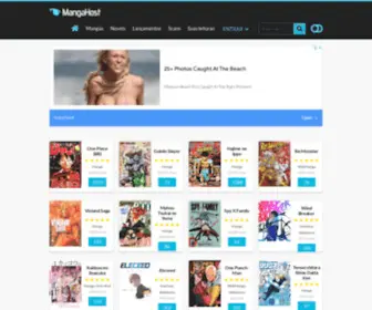 Mangahosted.com(Mangá host) Screenshot