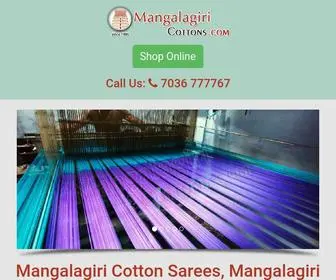 Mangalagiricottonsarees.com(Mangalagiri Cotton Sarees) Screenshot