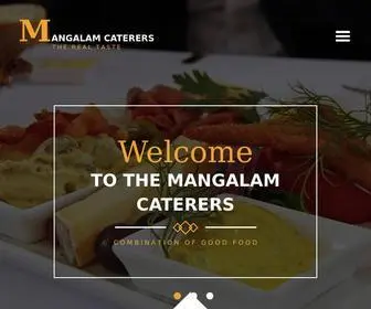 Mangalamcaterers.com(Mangalam Caterers) Screenshot