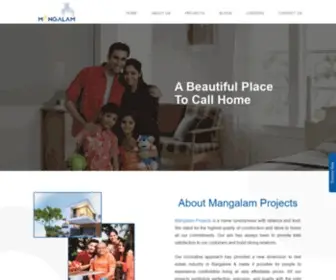 Mangalamprojects.com(Mangalam Projects) Screenshot