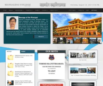 Mangaldaicollege.org(মঙলদৈ) Screenshot