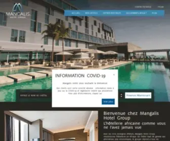 Mangalis.com(Hôtels modernes en Afrique) Screenshot