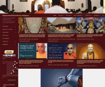 Mangaloremath.in(Ramakrishna Math & Mission) Screenshot