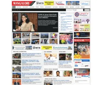 Mangaloretoday.com(Mangalore today) Screenshot