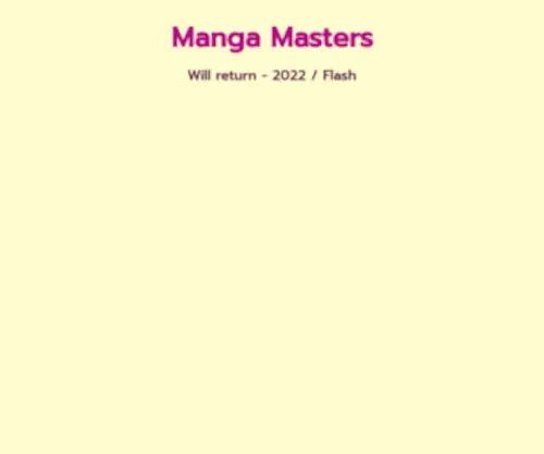 Mangamasters.com(Mangamasters) Screenshot