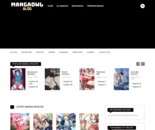 Mangaowl.blog(Mangaowl blog) Screenshot