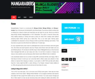 Mangaraiders.com(Home) Screenshot