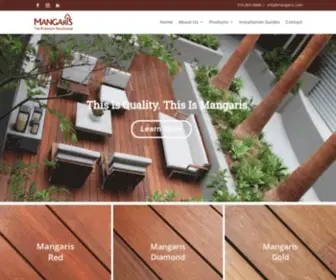 Mangaris.com(Premium Hardwood Decking) Screenshot