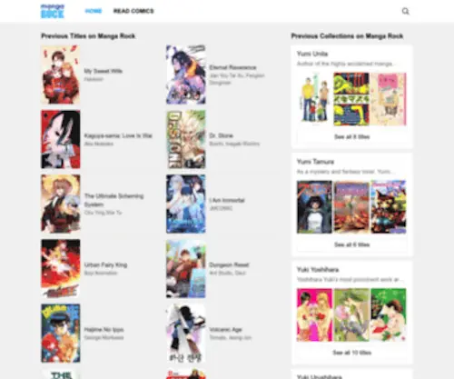 Mangarock.com(Discover and read the best manga and comics) Screenshot