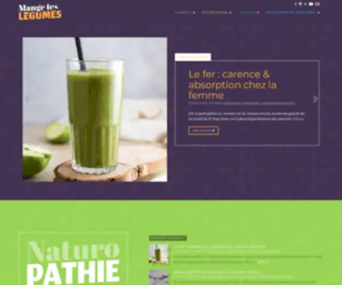 Mangeteslegumes.net(Naturopathie, Cyclisme & Développement Personnel) Screenshot