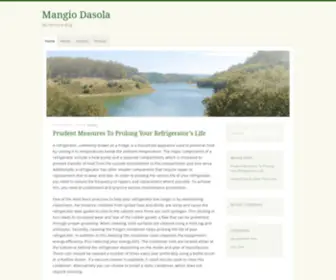 Mangiodasola.com(My Personal Blog) Screenshot