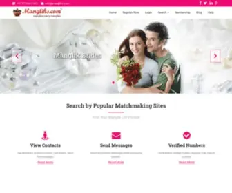 Mangliksmatrimony.com(Mangliks Matrimony) Screenshot