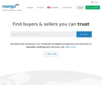 Mangob2B.com(Find worldwide buyers & sellers) Screenshot