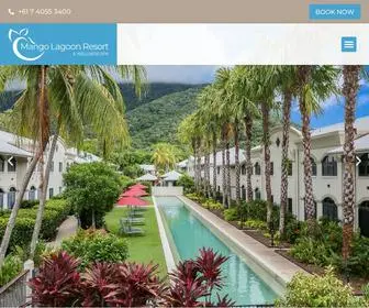 Mangolagoon.com.au(Mango Lagoon Resort & Wellness Spa) Screenshot