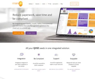 Mangolive.com(Mango QHSE Software) Screenshot