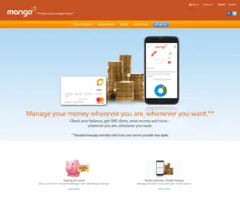 Mangomoney.com(It's Banking Made Perfect) Screenshot