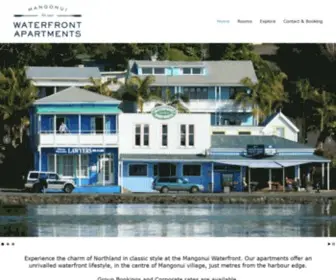 Mangonuiwaterfront.co.nz(Mangonui Waterfront Apartments Motel) Screenshot