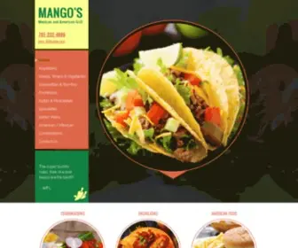 Mangosfargo.com(Mango's Mexican and American Grill) Screenshot