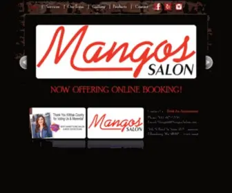 Mangossalon.com(Mango Salon) Screenshot