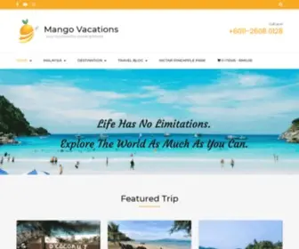 Mangovacations.com.my(Mango Vacations) Screenshot