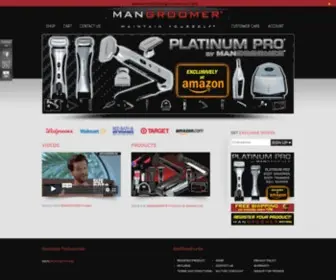 Mangroomer.com(Industry leader in men's grooming products) Screenshot